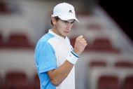 Matteo Arnaldi at the 2023 China Open.